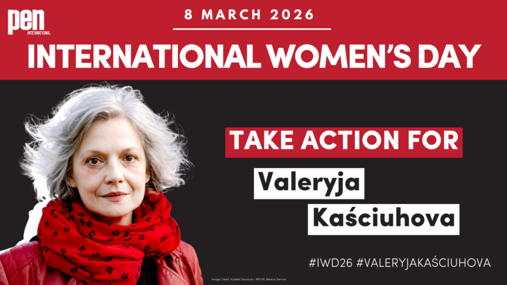 Internationale Vrouwendag 2026: Kom in actie voor Valeryja Kaściuhova (Belarus)